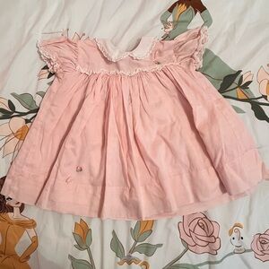 Pink Ruffled Kids Formal Dress